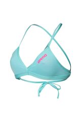 Team Swim Top Tie Back Solid Kadın  Yüzücü Bikini ÜSTÜ 004768890 36