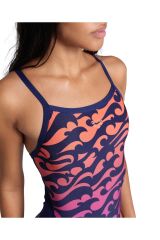 WOMEN'S ARENA SURFS UP SWIMSUIT LIGHTDROP BACK KADIN YÜZÜCÜ MAYOSU
