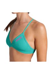 Team Swim Top Tie Back Solid Kadın  Yüzücü Bikini ÜSTÜ 004768890 38