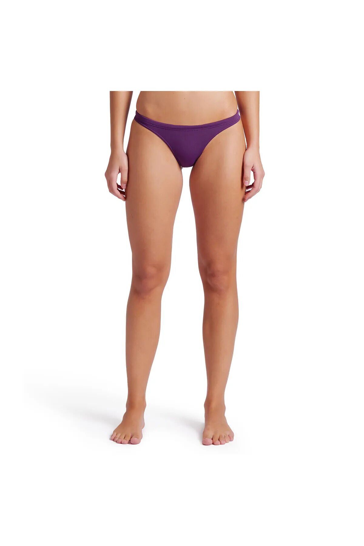Team Swim Bottom Solid Kadın Mor Yüzücü Bikini ALTI 004769930 36