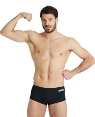 Team Swim Low Waist Erkek Siyah Yüzücü Şortu