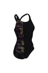 WOMEN ARENA KIKKO PRO SWIMSUIT V BACK GRAPHIC KADIN YÜZÜCÜ MAYOSU