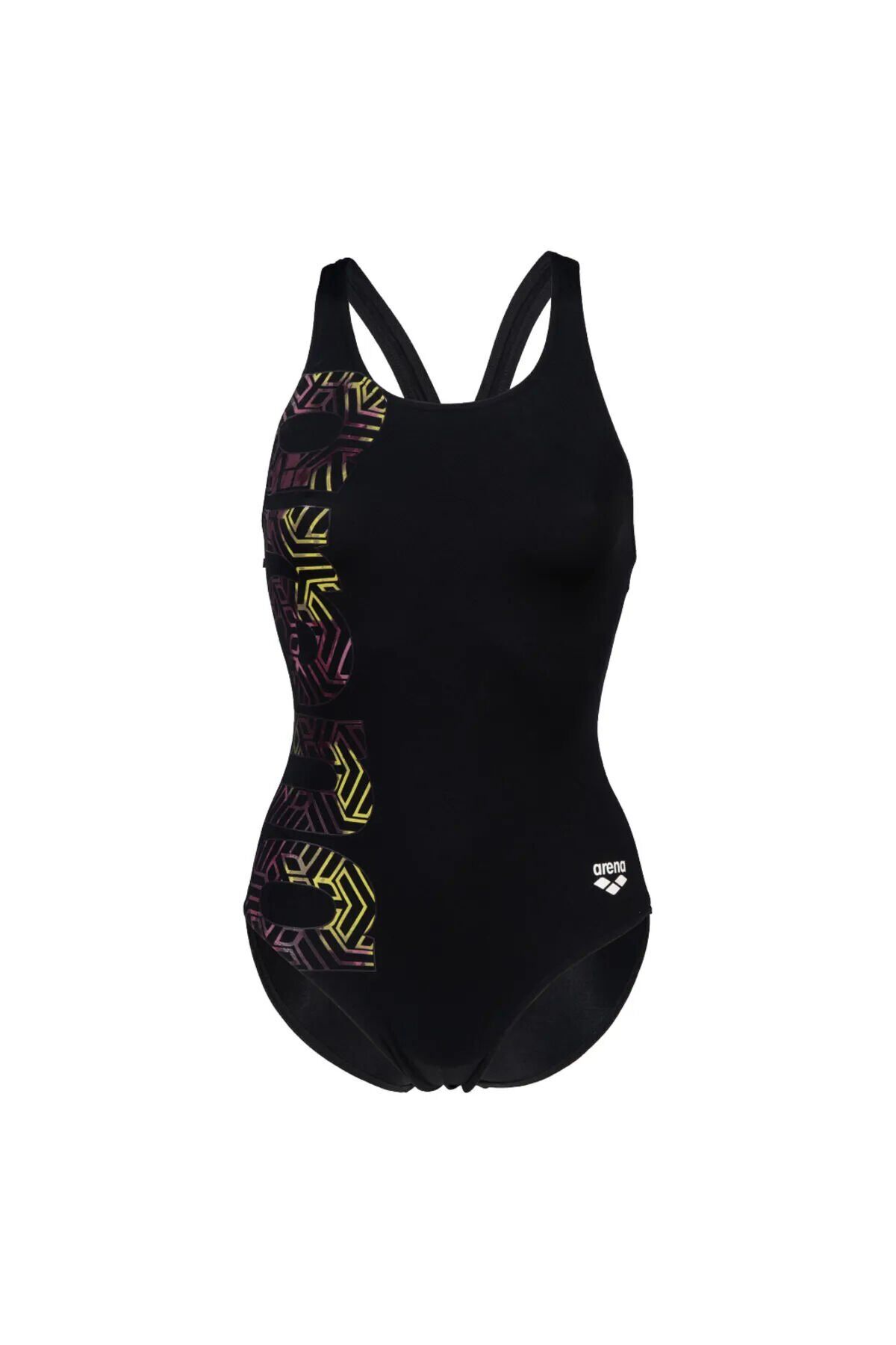 WOMEN ARENA KIKKO PRO SWIMSUIT V BACK GRAPHIC KADIN YÜZÜCÜ MAYOSU