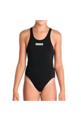 Team Swimsuit Swim Tech Solid Çocuk Siyah Yüzücü Mayosu 004764550