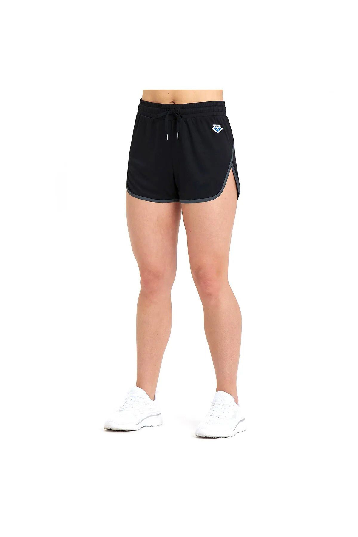 Icons Taped Short Kadın Siyah Günlük Stil Şort 005156550