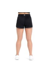 Icons Taped Short Kadın Siyah Günlük Stil Şort 005156550