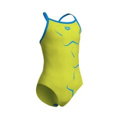 GIRL'S ARENA STAR GRAPHIC SWIMSUIT LIGHTDROP BACK KIZ ÇOCUK MAYOSU