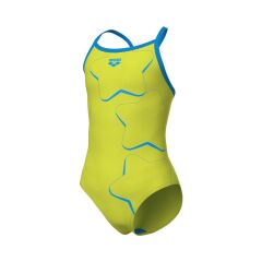 GIRL'S ARENA STAR GRAPHIC SWIMSUIT LIGHTDROP BACK KIZ ÇOCUK MAYOSU