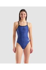 W SNAKE SKIN SWIMSUIT CHALLENGE/BLACK-TEAM R 42