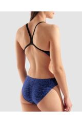 W SNAKE SKIN SWIMSUIT CHALLENGE/BLACK-TEAM R 38