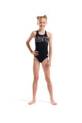 Graphic Swimsuit V Back Kız Çocuk Mayo