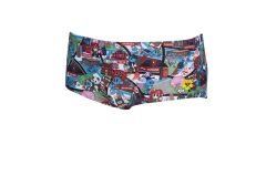 M KUN MAP LOW WAIST SHORT ARENA ERKEK MAYOSU