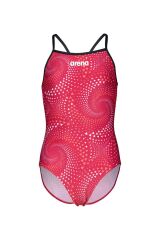 Girl's Fireflow SwimSuit Lightdrop Back Kız Çocuk Yüzücü Mayo 8-9 YAŞ