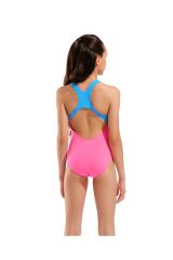 Girl's Dots Swimsuit Swim Pro Back Kız Çocuk Mayo