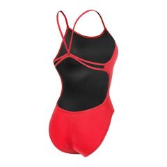 SWIMSUIT LACE BACK SOLID KADIN YÜZÜCÜ MAYOSU