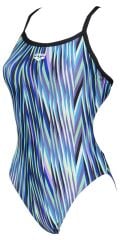 W SPEED STRIPES CHALLANGE BACK ONE PİECE ARENA KADIN MAYO