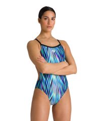 W SPEED STRIPES CHALLANGE BACK ONE PİECE ARENA KADIN MAYO