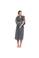 Zeal Plus Unisex Gri Antrenman Bornoz 005308101