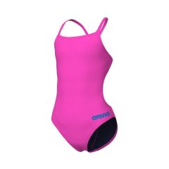 GIRL'S TEAM SWIMSUIT CHALLENGE SOLID KIZ COÇUK YÜZÜCÜ MAYOSU