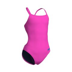 GIRL'S TEAM SWIMSUIT CHALLENGE SOLID KIZ COÇUK YÜZÜCÜ MAYOSU