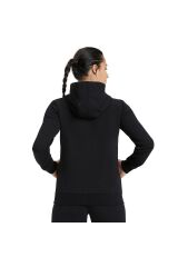 Team Hooded Jacket Panel Kadın Siyah Günlük Stil Ceket 004895500