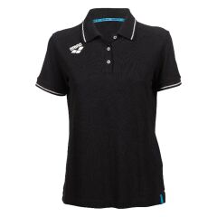 Team Solid Cotton Kadın Siyah Yüzücü T-Shirt 004893500