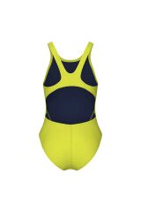 Team Swimsuit Swim Tech Solid Çocuk Yeşil Yüzücü Mayosu