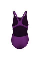 Team Swimsuit Swim Tech Solid Çocuk Mor Yüzücü Mayosu 004764911