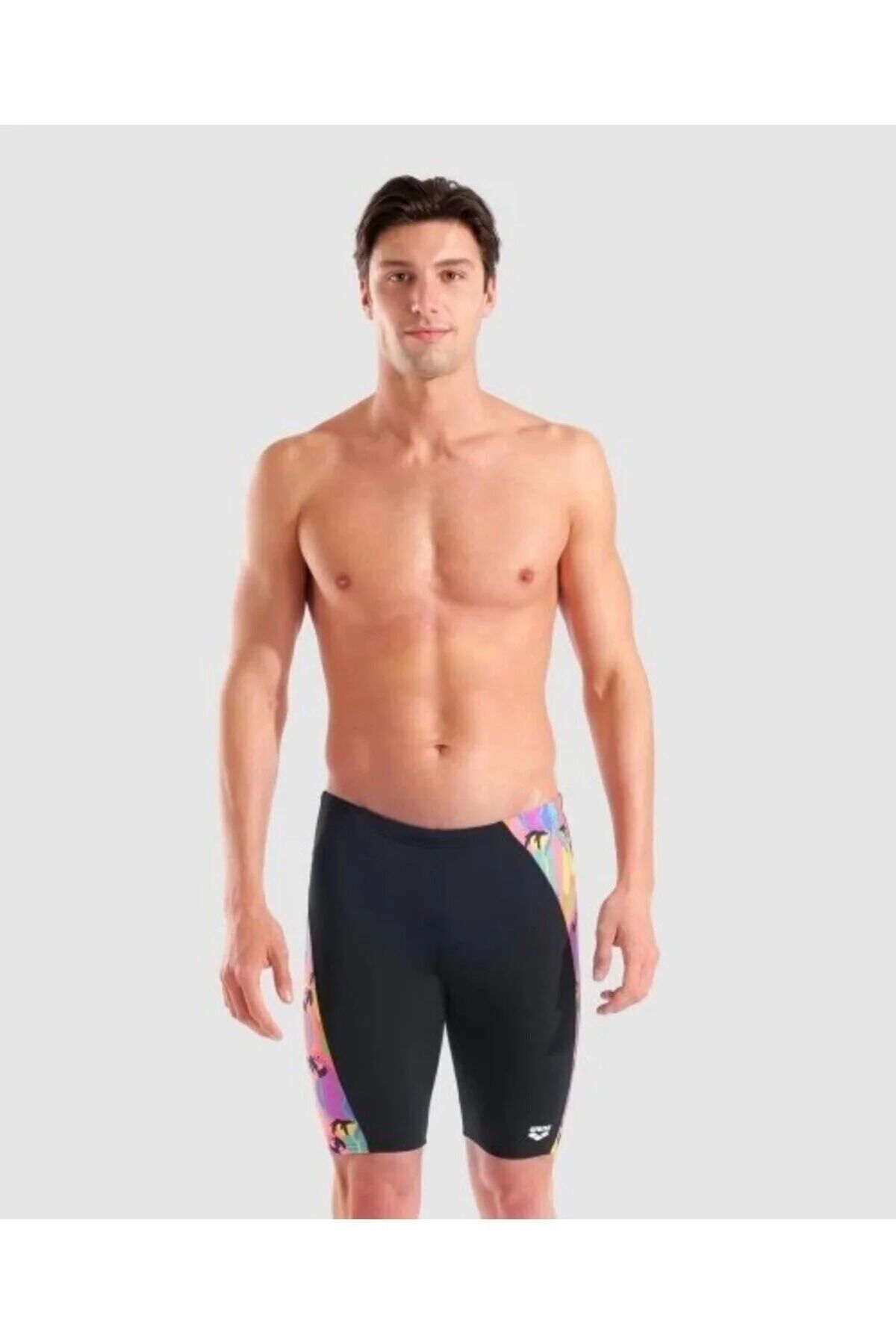 MEN'S TROPICAL DELIGHT SWIM JAMMER 100 CM (BEL ÖLÇÜSÜ)