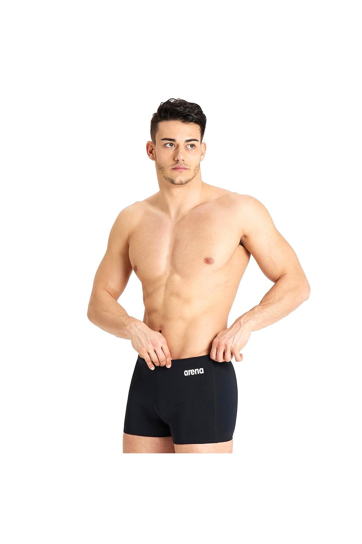 Team Swim Solid Erkek Siyah Yüzücü Mayosu 004776550