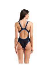 Solid Swimsuit Tech Back Kadın Mayo