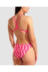 WOMEN'S RIPPLE PRINT SWIMSUIT CHALLENGE BACK 36