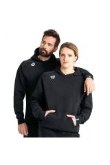 Team Hooded Sweat Panel Erkek Siyah Günlük Stil Sweatshirt 004904500