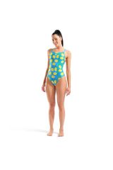 Lemons Swimsuit Lace Plus Back Kadın Turkuaz Yüzücü Mayo 010704858