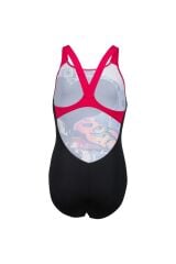 Gırl's Swımsuıt V Back Placement Kız Cocuk Mayosu