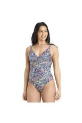 Swimsuit U Back Allover Kadın Çok Renkli Yüzücü Mayosu 005174200