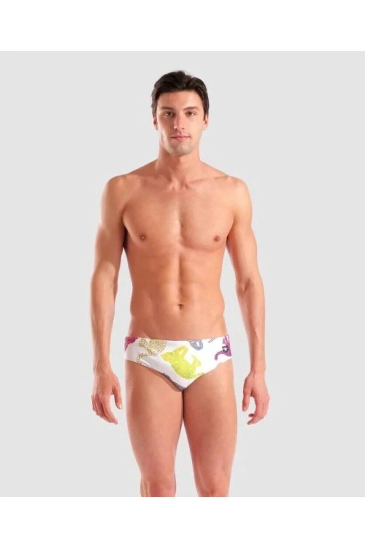 MEN'S IN THE WILD SWIM BRIEFS 85 CM (BEL ÖLÇÜSÜ)