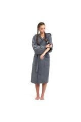 Zeal Plus Unisex Gri Antrenman Bornoz 005308101