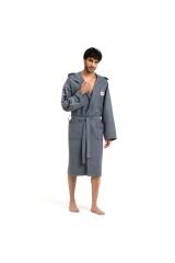 Zeal Plus Unisex Gri Antrenman Bornoz 005308101