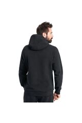 Team Hooded Sweat Panel Erkek Siyah Günlük Stil Sweatshirt 004904500
