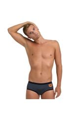 One 12cm Swim Briefs Big Logo Erkek Siyah Yüzücü Mayo 005914551