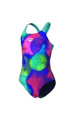 Spray Paint Swim Pro Back Çocuk Lacivert Yüzücü Mayosu 010286740 10-11 YAŞ