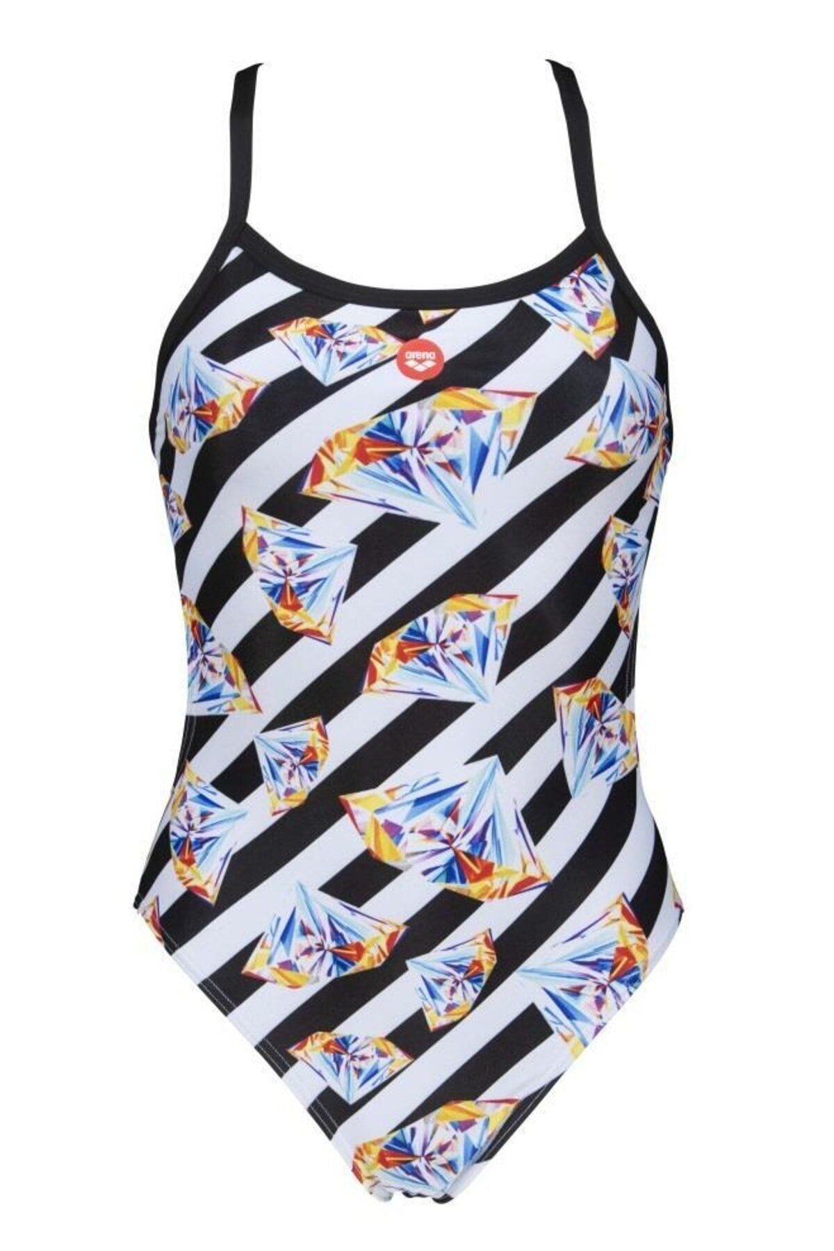 Arena Crazy Dıamonds Kadın Yüzücü Mayosu