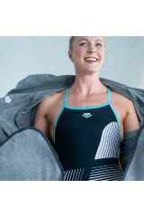 Arena Women's Icons Süper Fly Back Logo Kadın Mayo