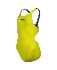 ARENA  GIRL'S TEAM SWIMSUIT SWIM TECH SOLID KIZ ÇOCUK YÜZÜCÜ MAYOSU