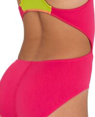 ARENA  GIRL'S TEAM SWIMSUIT SWIM TECH SOLID KIZ ÇOCUK YÜZÜCÜ MAYOSU