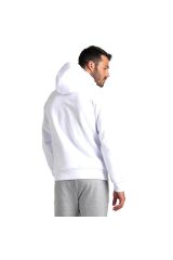 Team Hooded Sweat Panel Erkek Beyaz Günlük Stil Sweatshirt 004904100