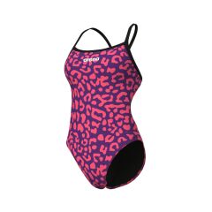 WOMEN'S ARENA PRINTED SWIMSUIT CHALLENGE BACK KADIN YÜZÜCÜ MAYOSU