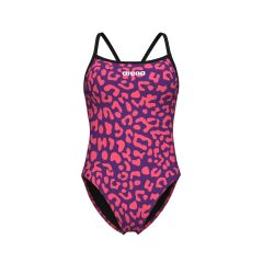 WOMEN'S ARENA PRINTED SWIMSUIT CHALLENGE BACK KADIN YÜZÜCÜ MAYOSU