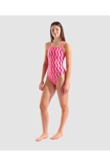 W RIPPLE PRINT SWIMSUIT LIGHTDROP